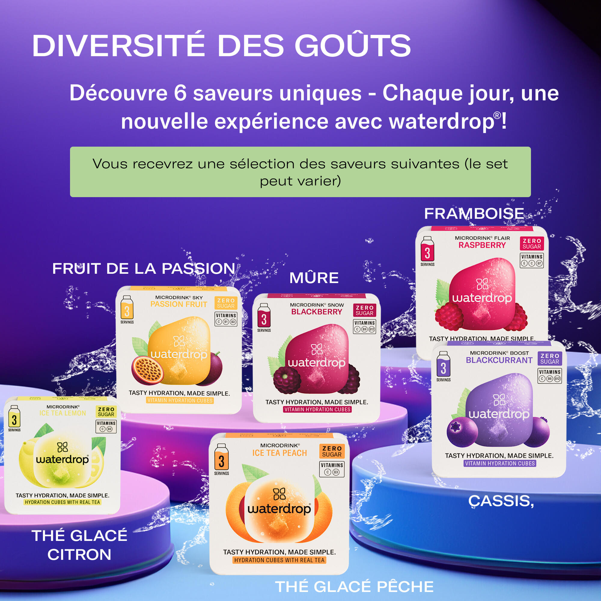 waterdrop Coffret Dégustation Inox 6/7