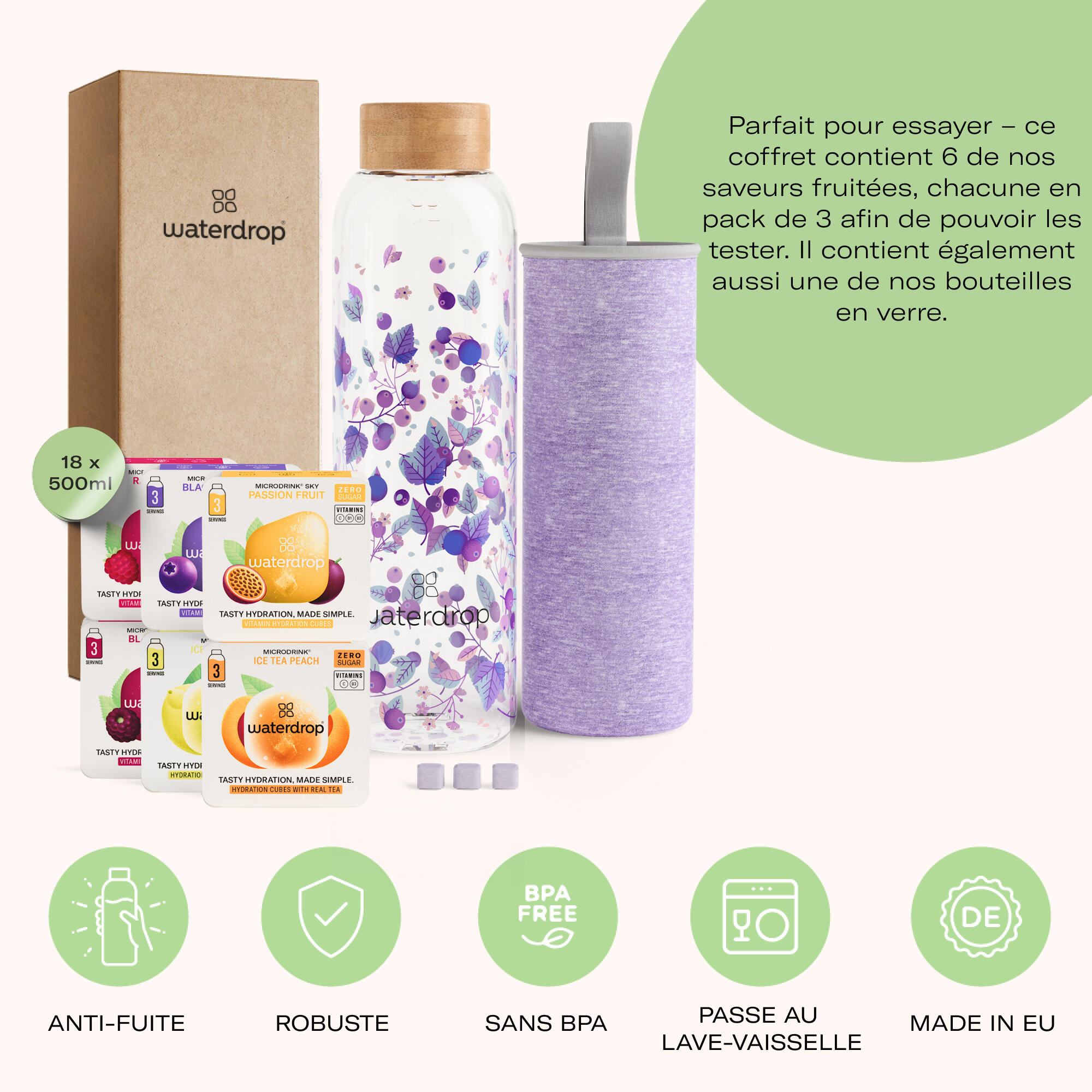 waterdrop Coffret Dégustation Verre 5/7