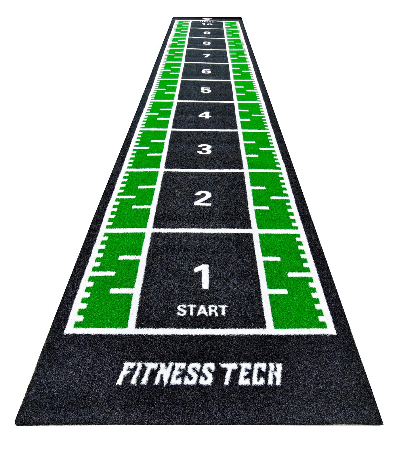 Pista de sprint de relva artificial 11m x 2m x 1cm fitness tech