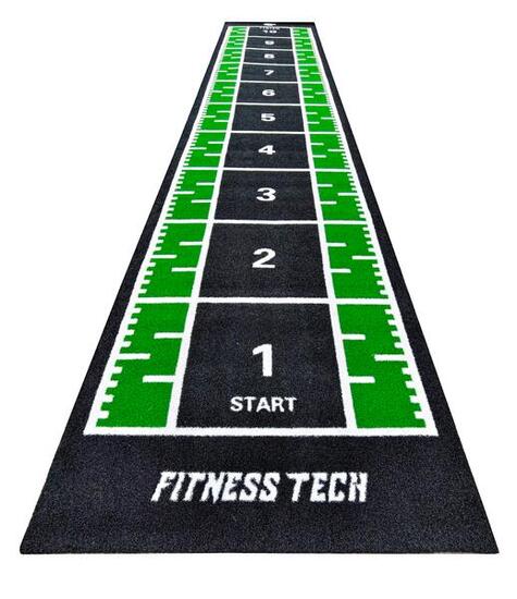Piste Sprint Gazon Artificiel 10m x 2m x 2cm Fitness Tech