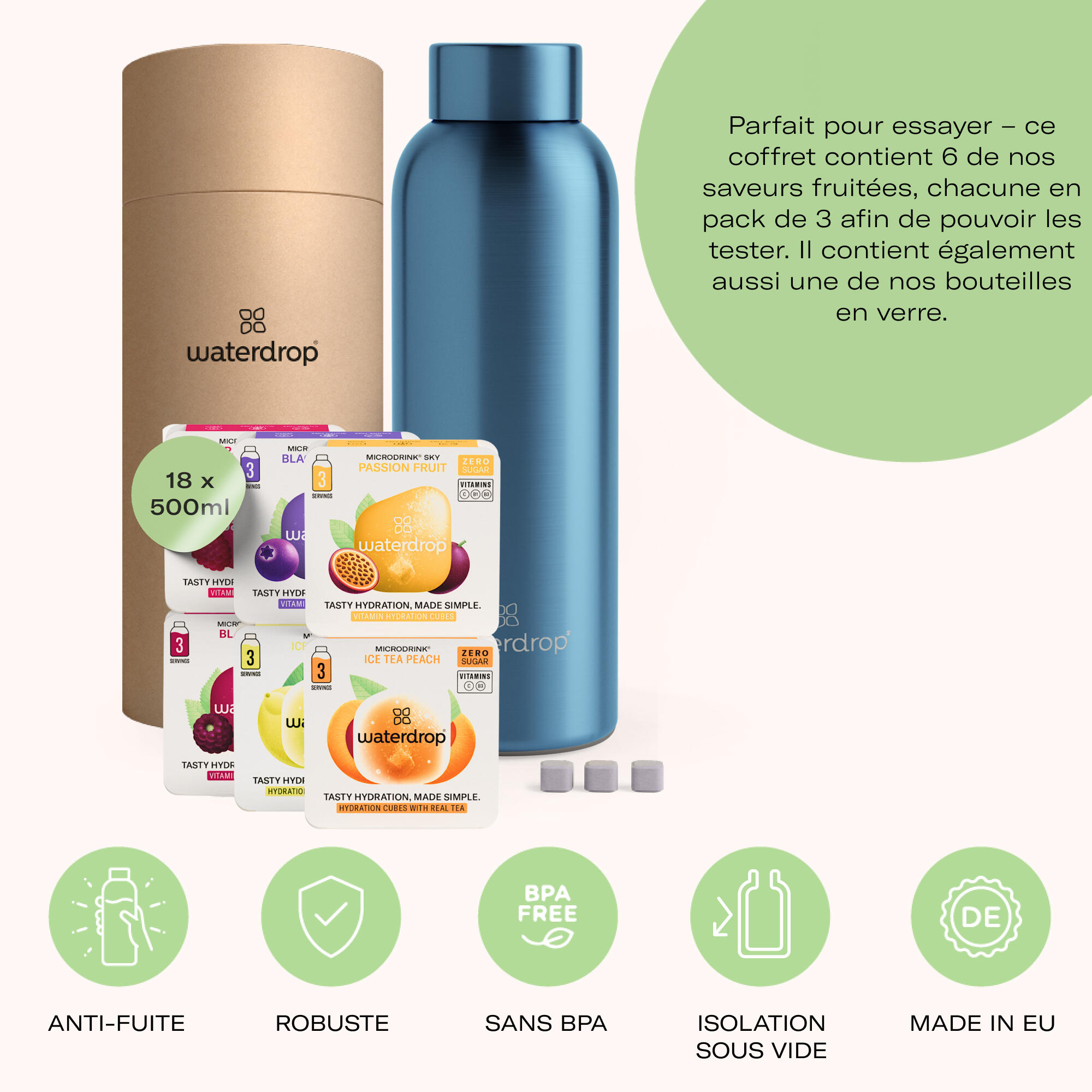 waterdrop Coffret Dégustation Inox 5/7