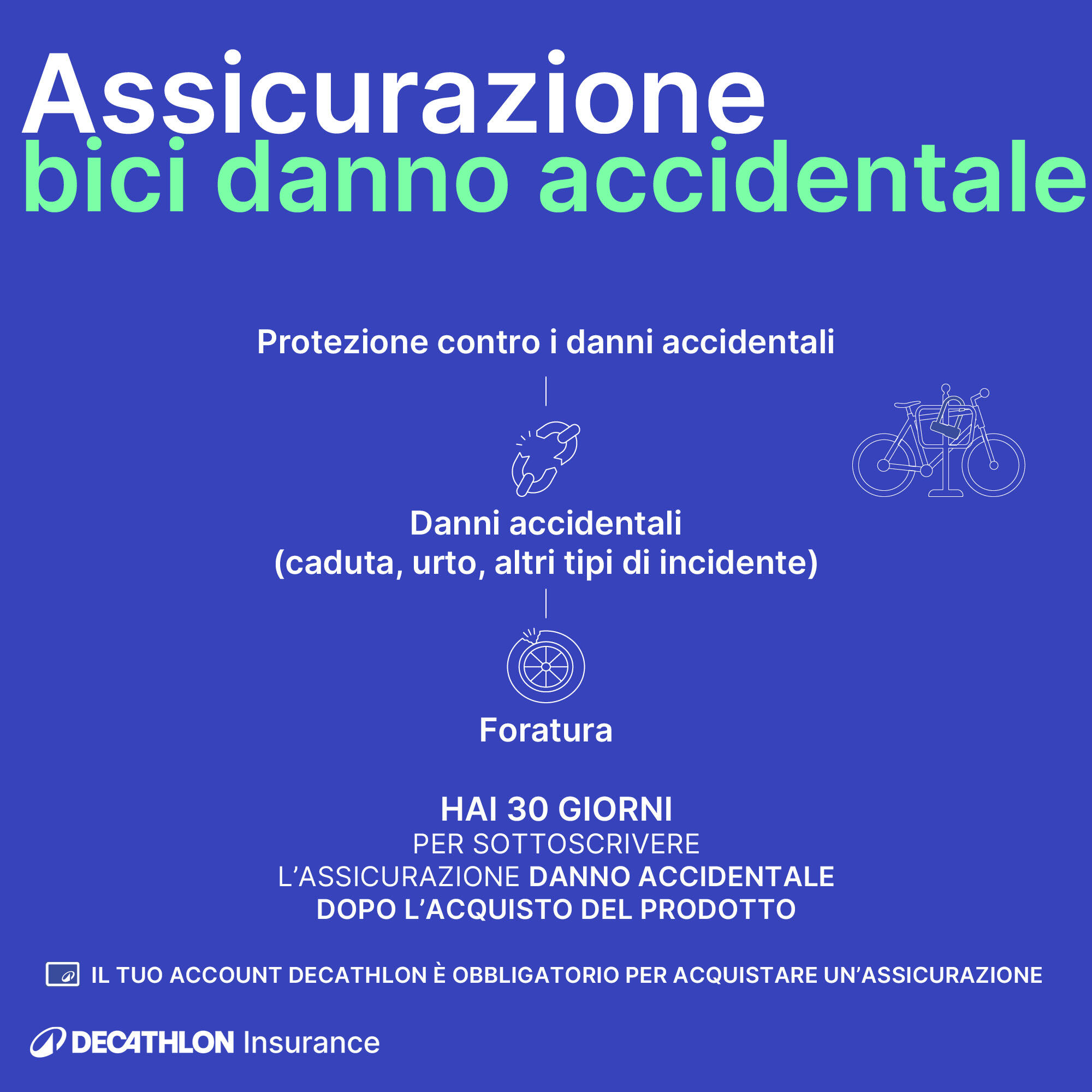 Assicurazione bici danno accidentale da 0€ a 199,99€ - 2 anni 2/2