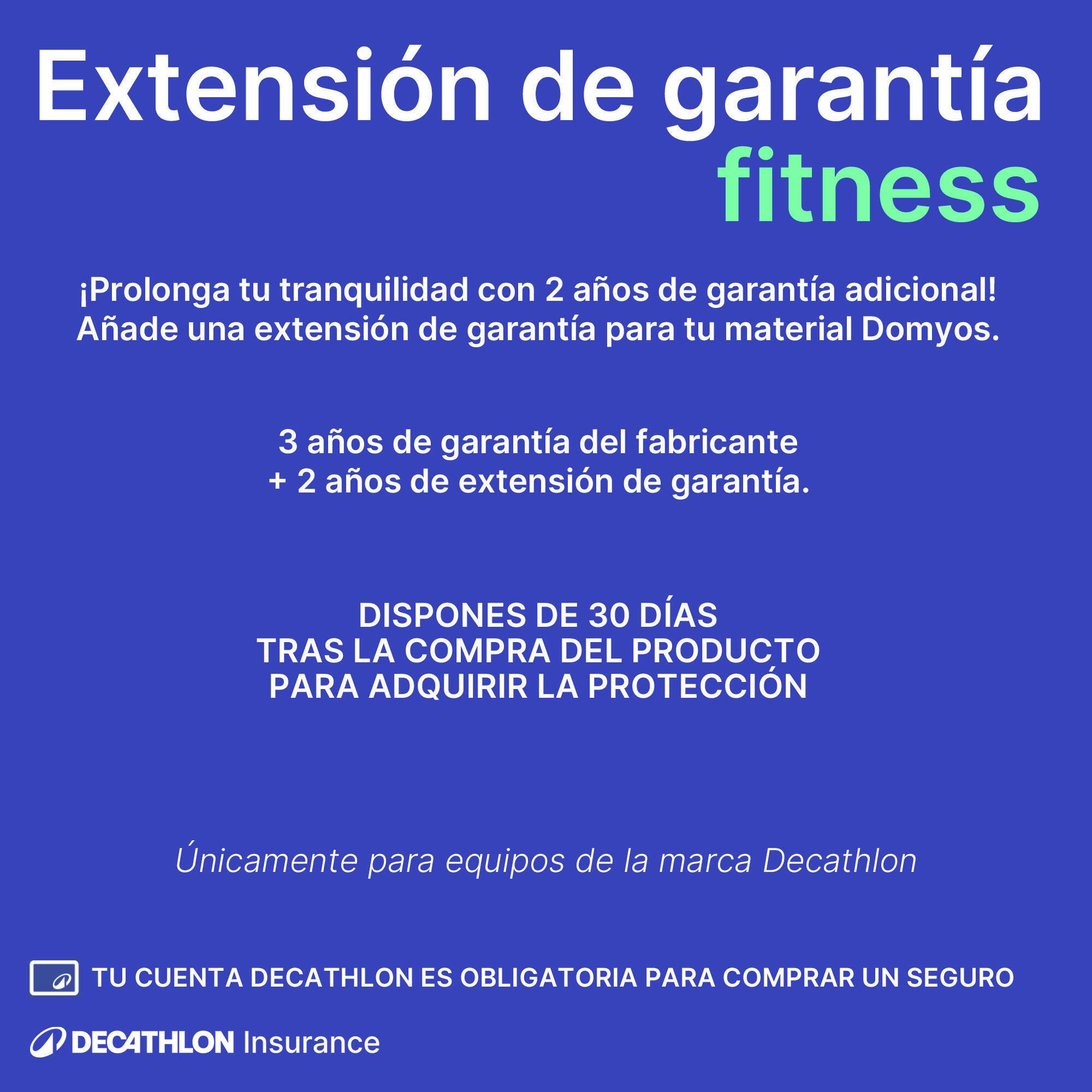 Extensión de garantía Fitness de 1500€ a 2000€ - 2 años 2/2