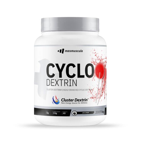 Cyclo Dextrine (Cluster Dextrin) - 1kg Pirulito da MM Supplements PROMOÇÃO                      3 cores disponíveis
 23,99€ 38,99€ -38%    * 06/05/2025 até rutura de stock  Preço por quantidade 23,99€kg MMSUPPLEMENTS Cyclo Dextrine (Cluster Dextrin) - 1kg Pirulito da MM SupplementsVendido e expedido por: Masmusculo    
