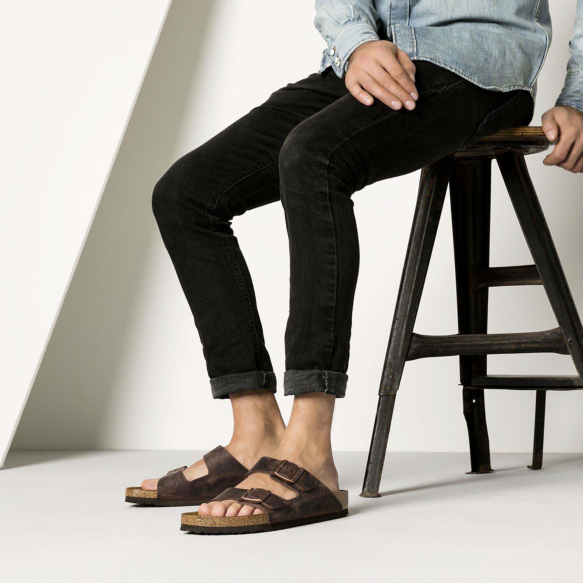 Klapki Birkenstock Arizona Brązowe Dorosłych 4/7