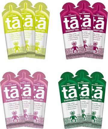 TA ENERGY - Gel Énergétique x12 - Energie, Sodium, 500mg BCAA - 133Kcal