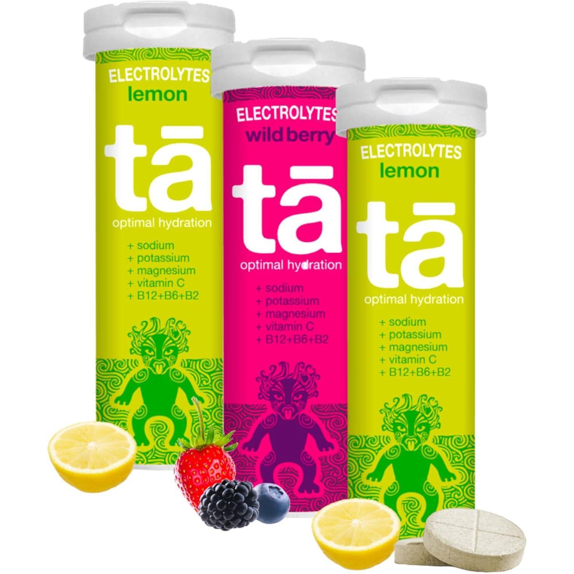 Ta Energy - Pack X3 Tubes - Pastilles D'Hydratation  - (citron, Citron, Fruits Rouges) - Electrolyte - Decathlon