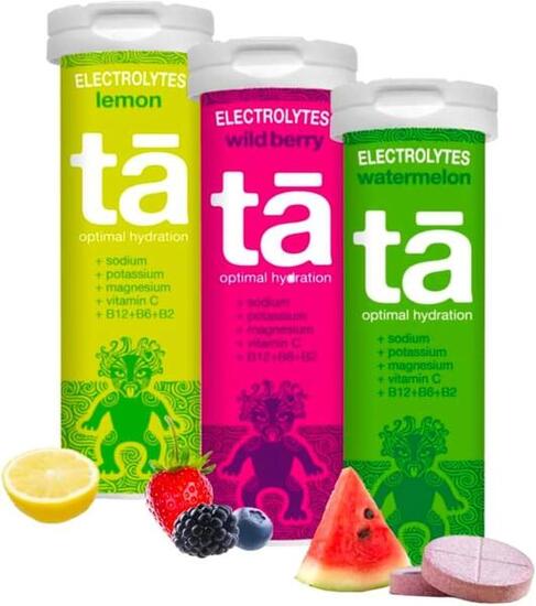 PACK x3 Tubes - Pastilles d'hydratation - (citron, pastèque, fruits rouges)