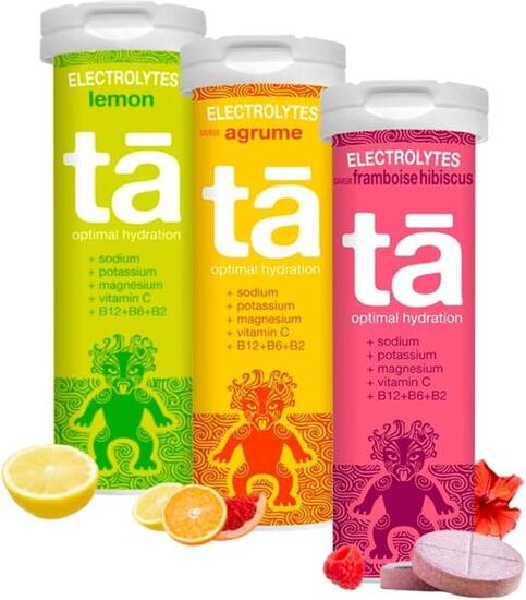 PACK x3 Tubes - Pastilles d'hydratation - (citron,agrumes, framboise hibiscus)