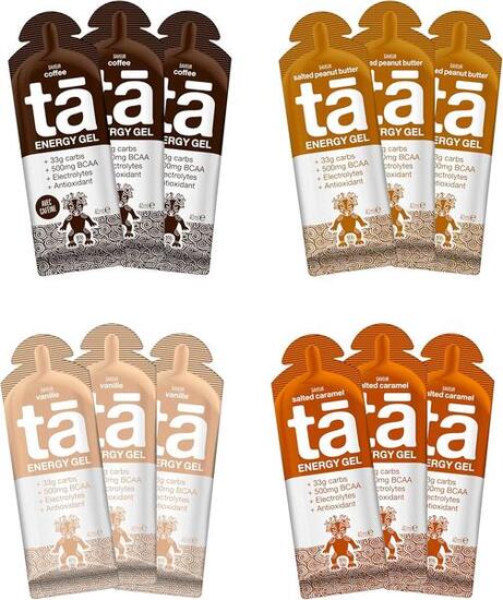 TA ENERGY - Gel Énergétique x12 - Energie, Sodium, 500mg BCAA - 133Kcal