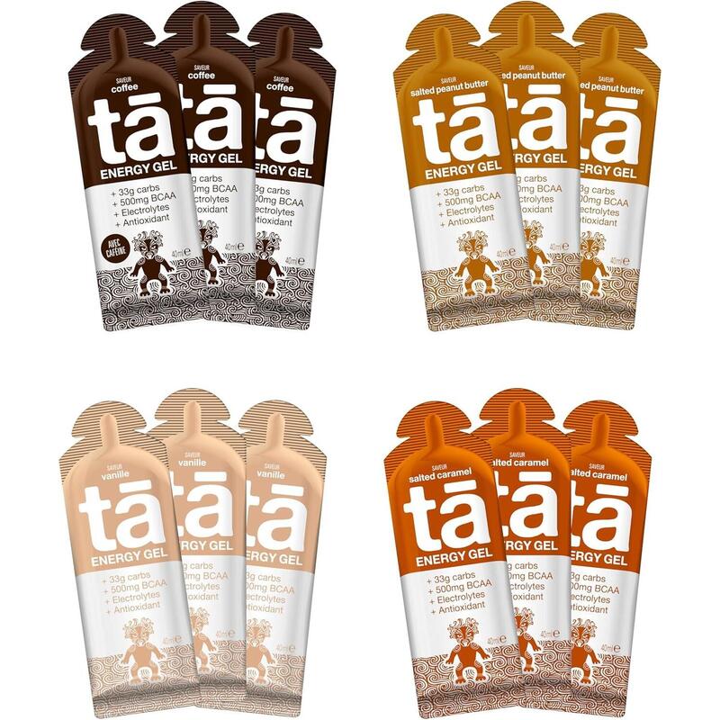 TA ENERGY - Gel Energético x12 - Manteiga de Amendoim, Caramelo, Café, Baunilha Exclusivo Online                   2 cores disponíveis
 30,00€  Preço por quantidade 62,50€kg TA ENERGY TA ENERGY - Gel Energético x12 - Manteiga de Amendoim, Caramelo, Café, BaunilhaVendido e expedido por: TAENERGY EU (FBD)*  (3)    