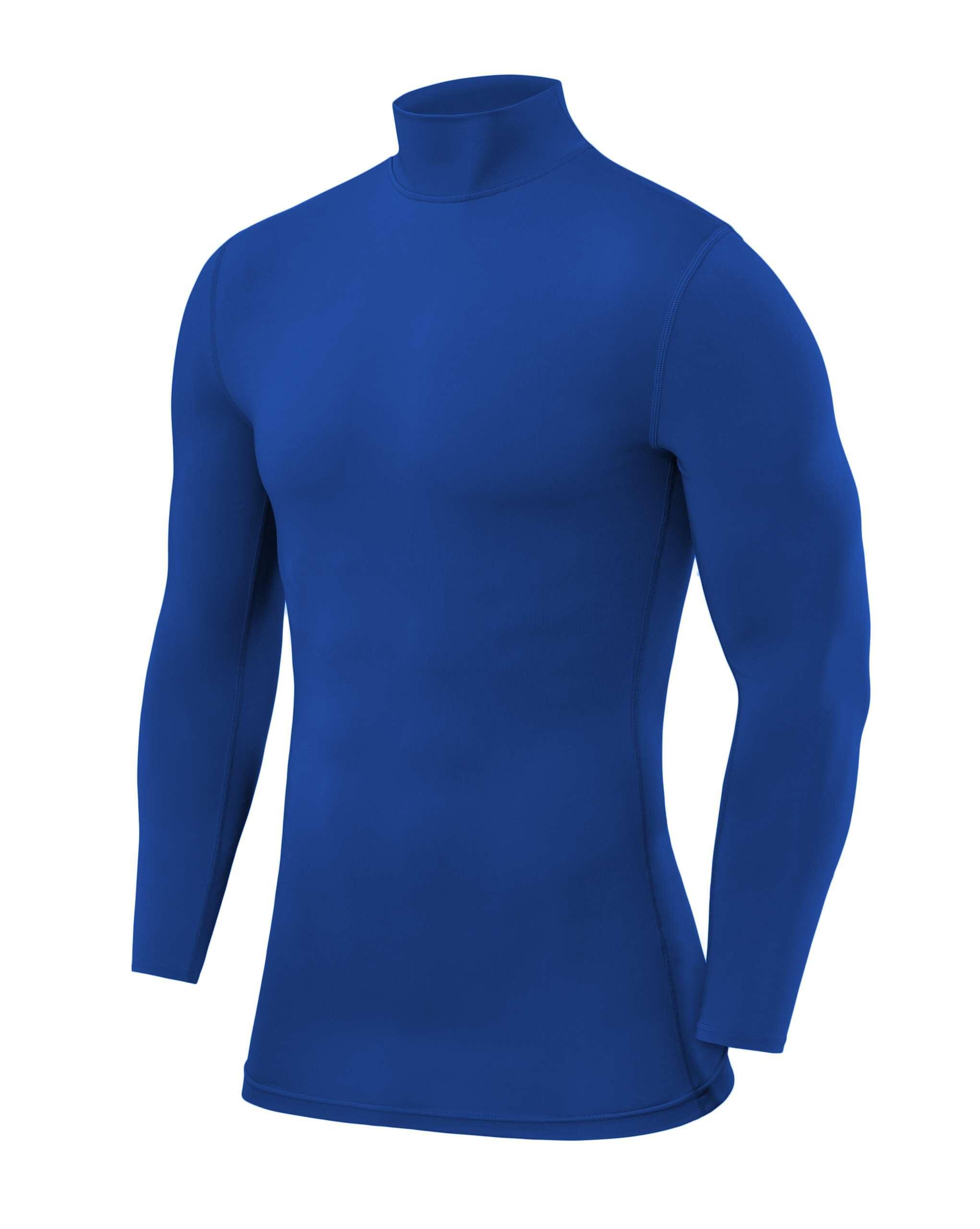 POWERLAYER Herren Kompressionsshirt Langarm – atmungsaktive Basisschicht für jede Sportart