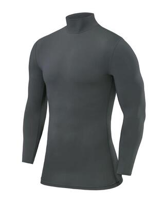 Top a maniche lunghe a collo alto da uomo Baselayer