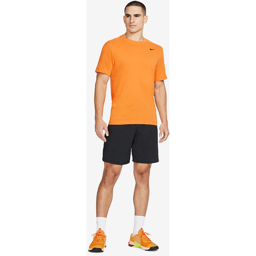T-shirt Nike Dri-FIT Crew Solid, Oranje, Mannen 3/4