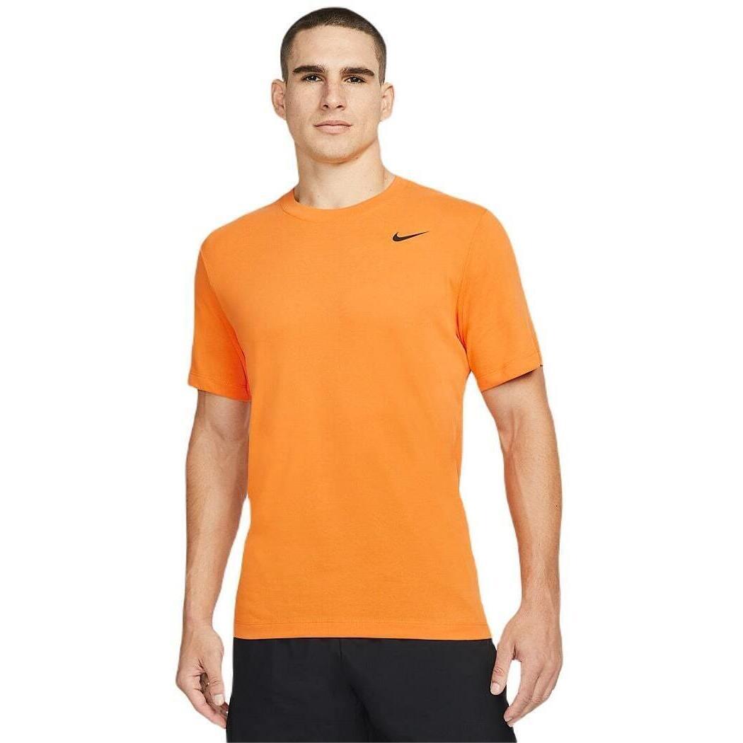 T-shirt Nike Dri-FIT Crew Solid, Oranje, Mannen 1/4