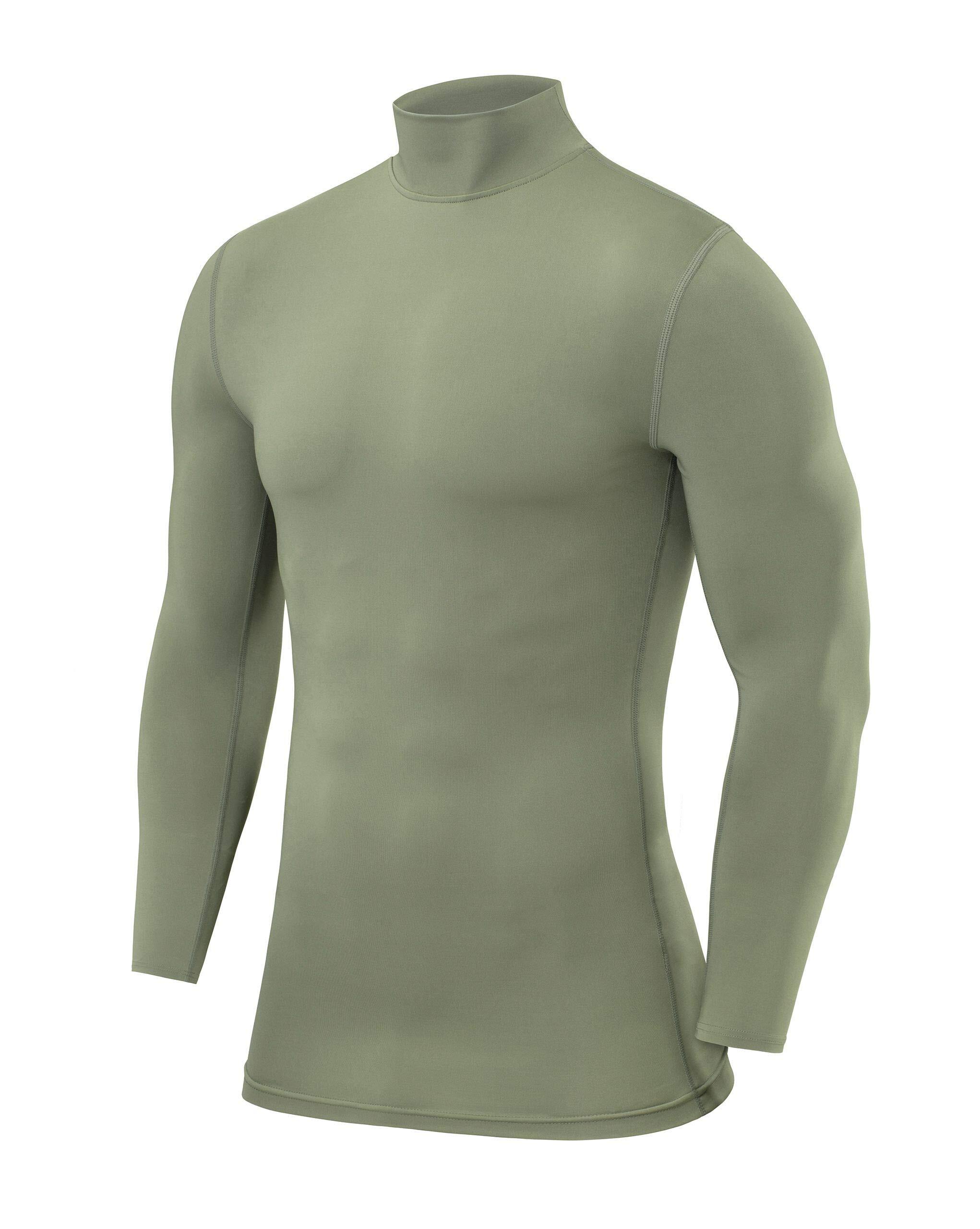 POWERLAYER Herren Kompressionsshirt Langarm – atmungsaktive Basisschicht für jede Sportart