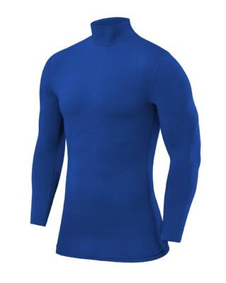 Top a maniche lunghe a collo alto da uomo Baselayer