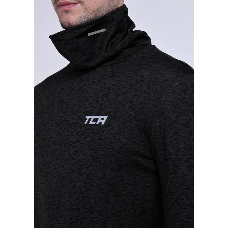 Haut thermique à manches longues et col montant pour homme