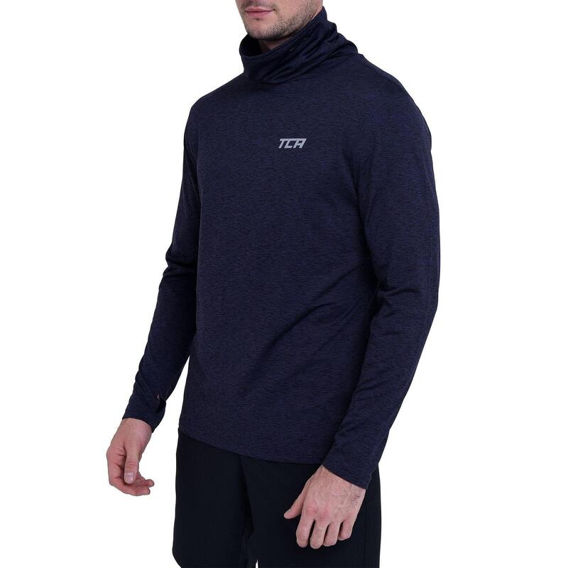 Haut thermique à manches longues et col montant pour homme
