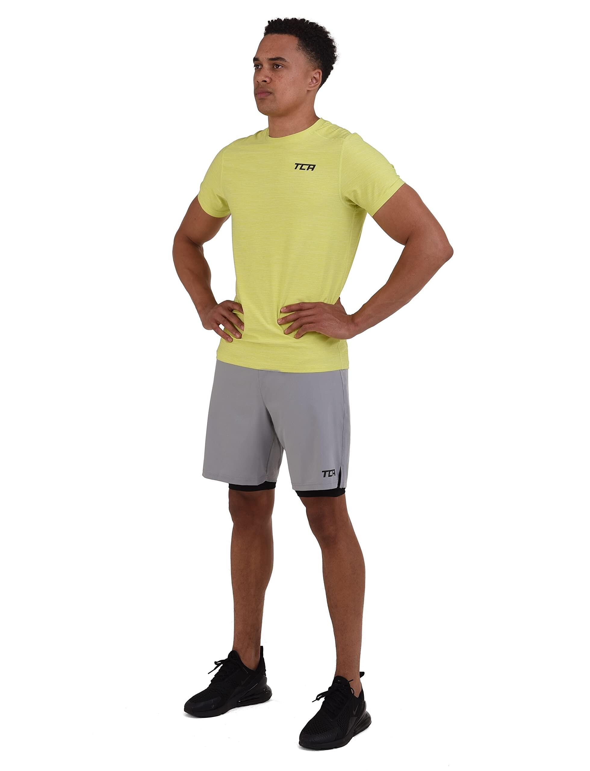 Men's Ultra 2-in-1 Running Shorts with Key Pocket - Cool Grey 5/6