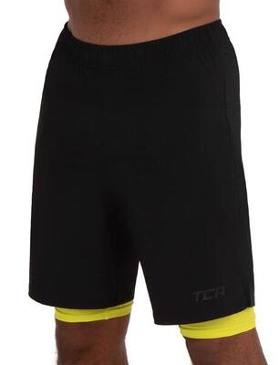 Ultra Sporthose Herren kurz 2 in 1 mit Tasche - Kurze Sport Shorts