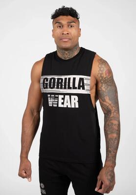 Lopez drop armhole tank top - zwart