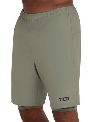 Ultra Sporthose Herren kurz 2 in 1 mit Tasche - Kurze Sport Shorts