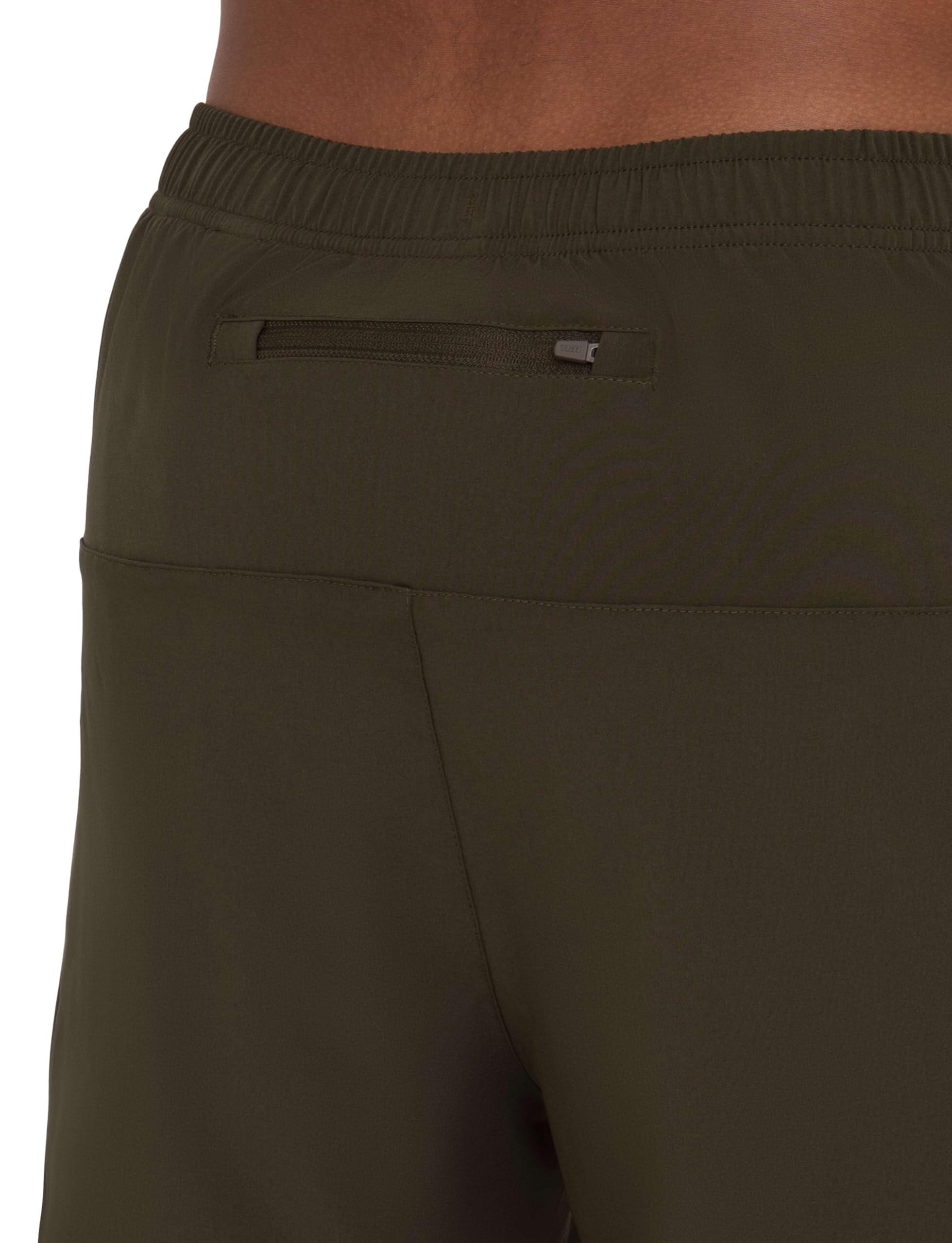 Men's Ultra 2-in-1 Running Shorts with Key Pocket - Forest Night 4/6