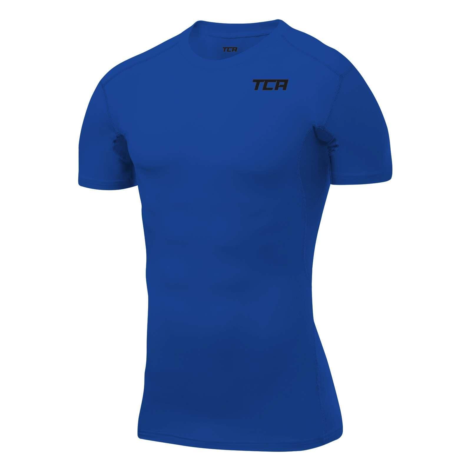 TCA Heren hyperfusie baselayer korte mouw crew nek top