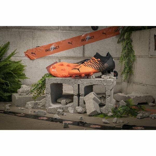 Puma Future Z 1.3 FG/AG Mens Orange/Black Football Boots | Decathlon