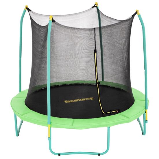 Trampolina dla dzieci z siatką zabezpieczającą Bestway 244 x 220 cm