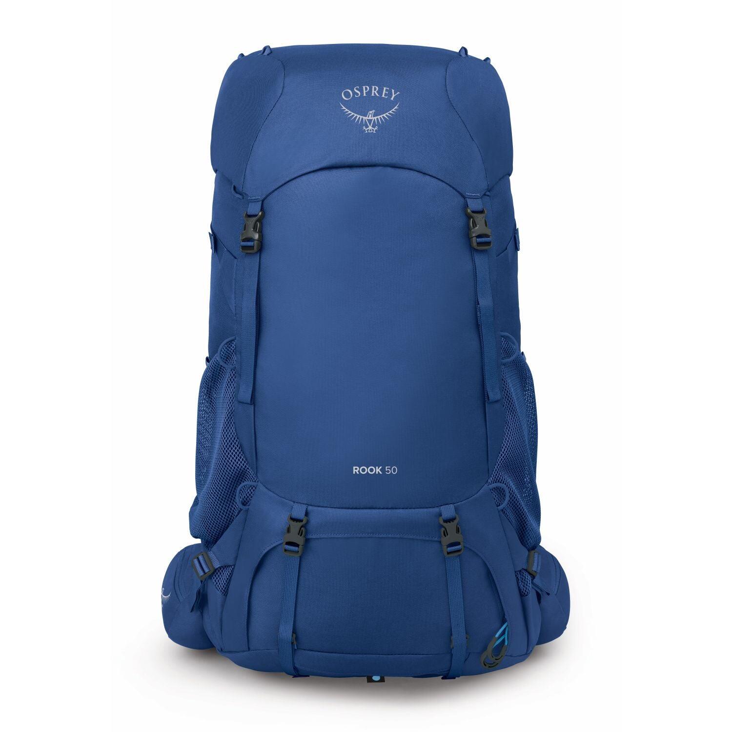 Osprey Rook 50 Backpack - Men's Backpacking (Astology Blue/Blue Flame)