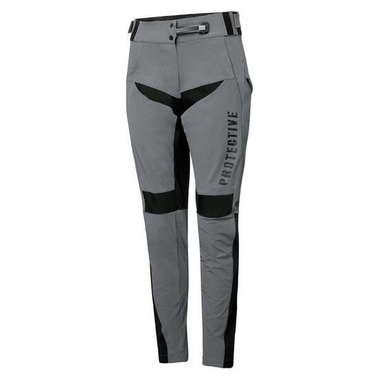 Pantaloncini da MTB - donna - P-Engine 143 W - grigio scuro
