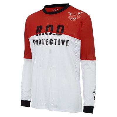 Shirt met lange mouwen - fiets - heren - p-monster mash - wit