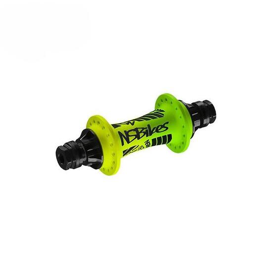 Ruote bici - Mozzi Anteriori Rotativi 10 mm (36 fori) - Lime - NS Bikes