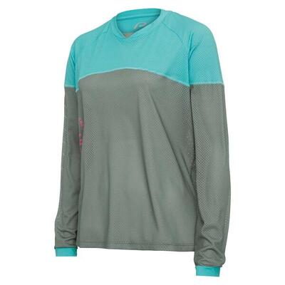 Mtb shirt met lange mouwen - dames - p-mighty lady - lichtgroen