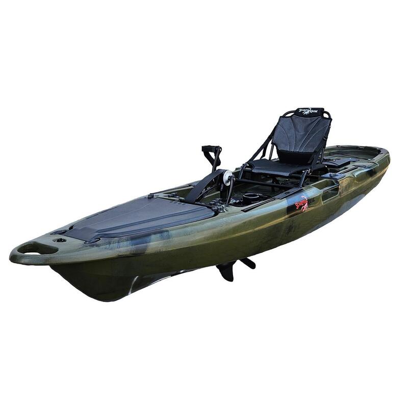 Kajak wędkarski z napędem nożnym Scorpio Pedal Fish 12 Pro