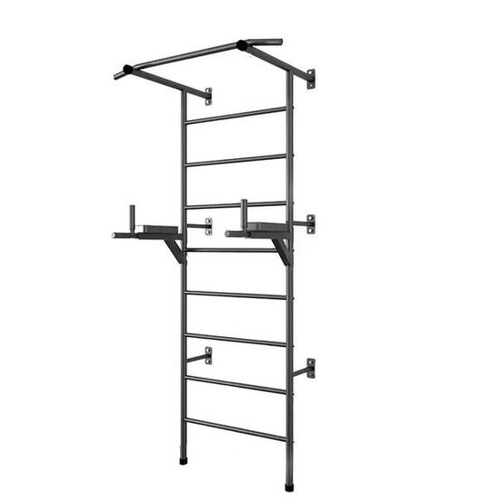 X-sport Metall Sprossenwand mit Klimmzugstange und Handläufen für Erwachsene