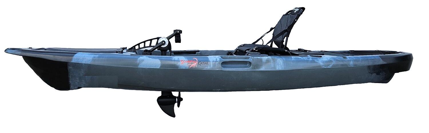 Kajak wędkarski z napędem nożnym Scorpio Pedal Fish 12 Pro 2/4