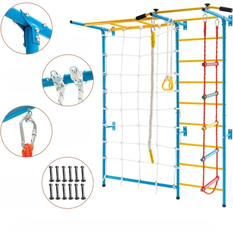 Scară gimnastică Smart Plus cu plasă de cățărare