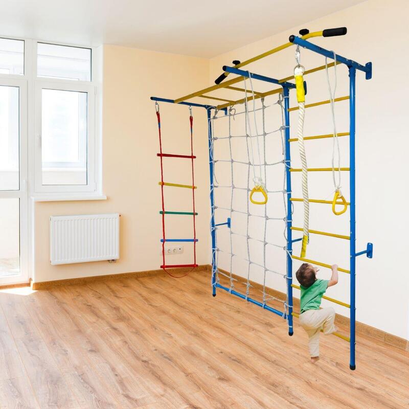 Scară gimnastică Smart Plus cu plasă de cățărare