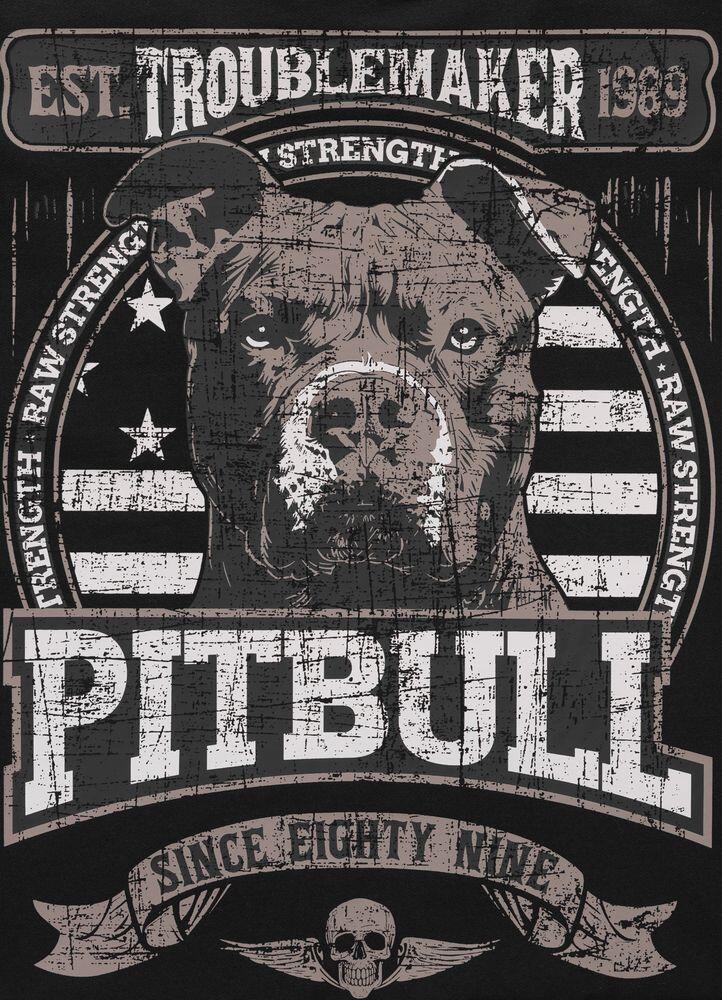 Pitbull Troublemaker Sweatshirt mit Kapuze und Reißverschluss für Herren 6/6