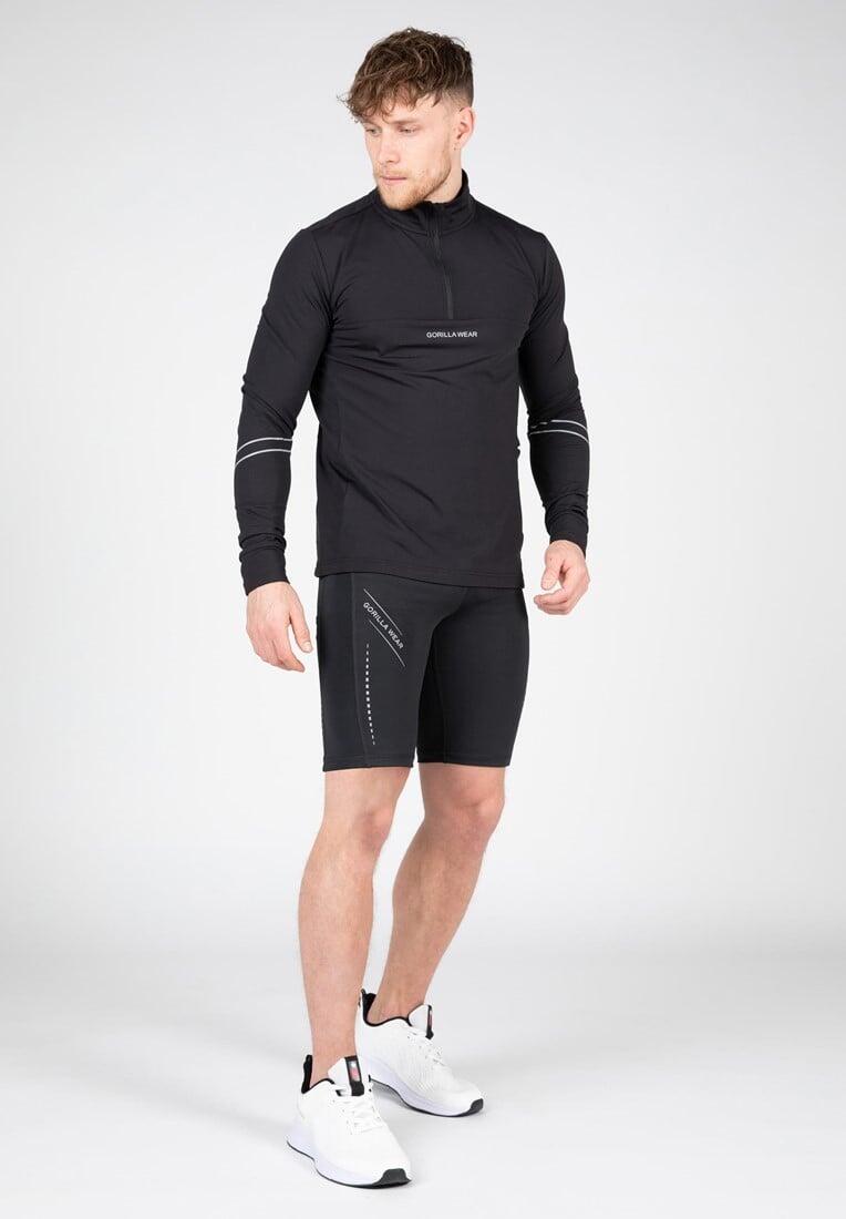 Cooper masculino Meia-calça curta - Preto 3/4