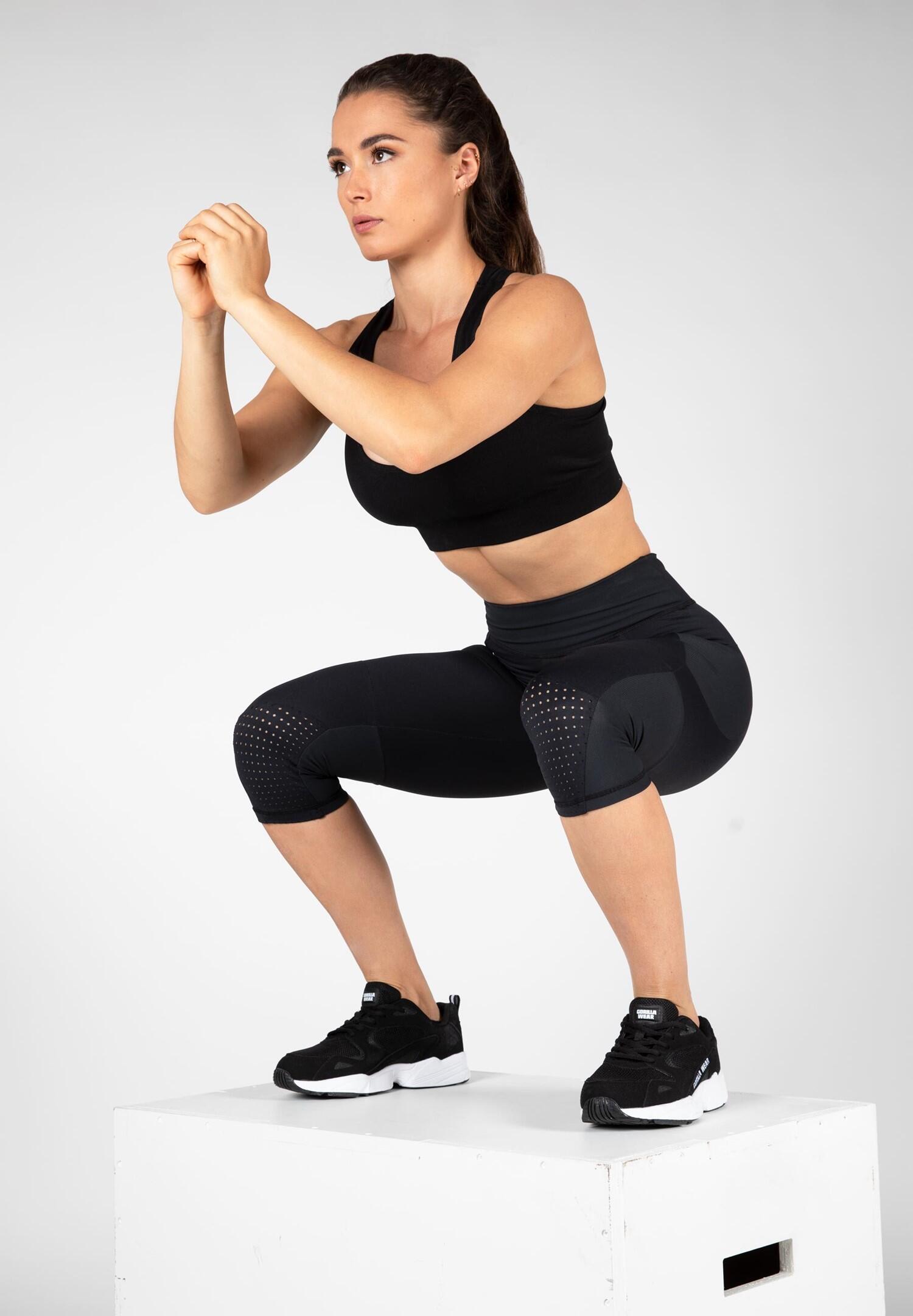 Monroe Cropped Leggings - Noir 3/6