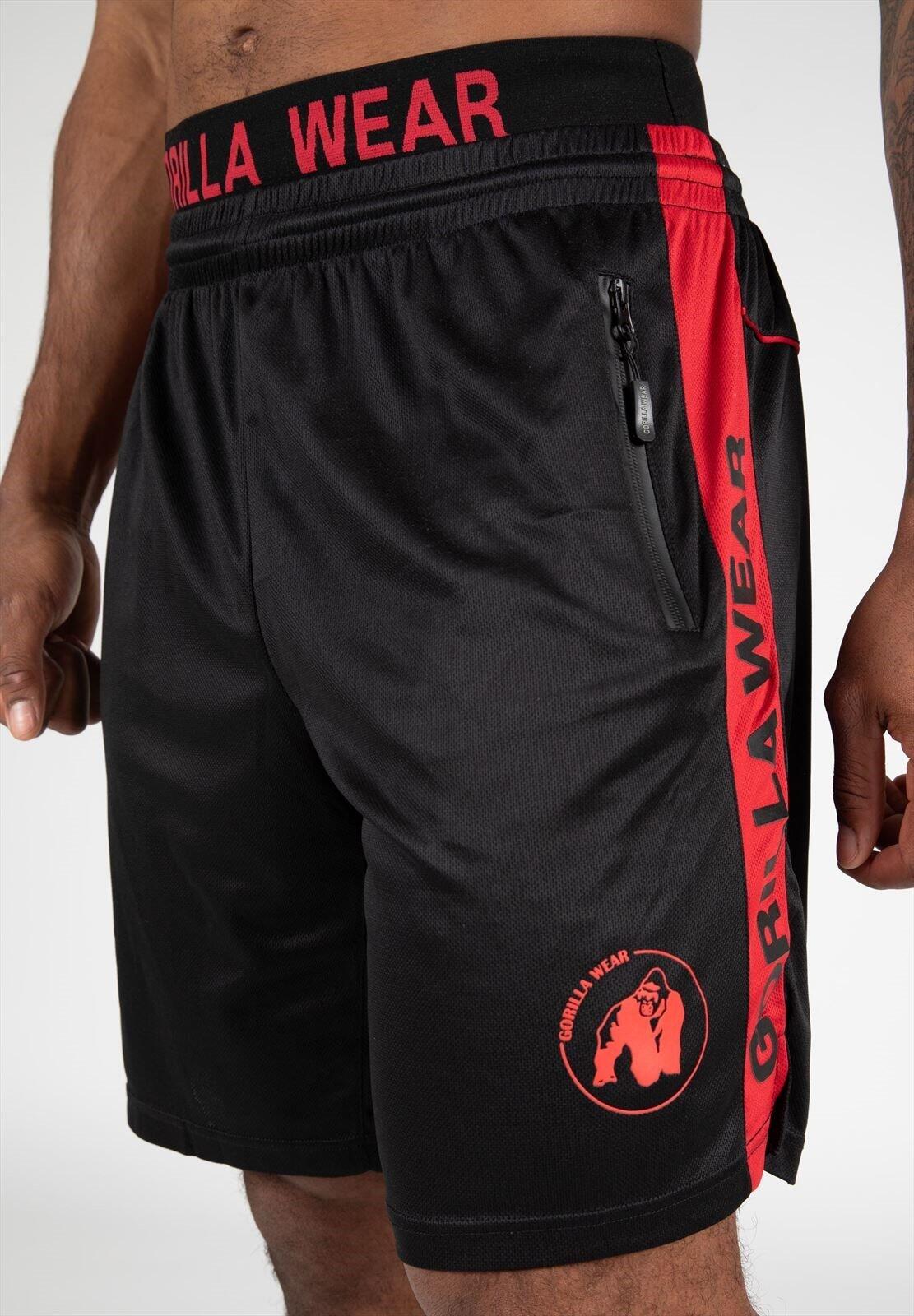 Atlanta Pantalones cortos - Negro/Rojo 4/6