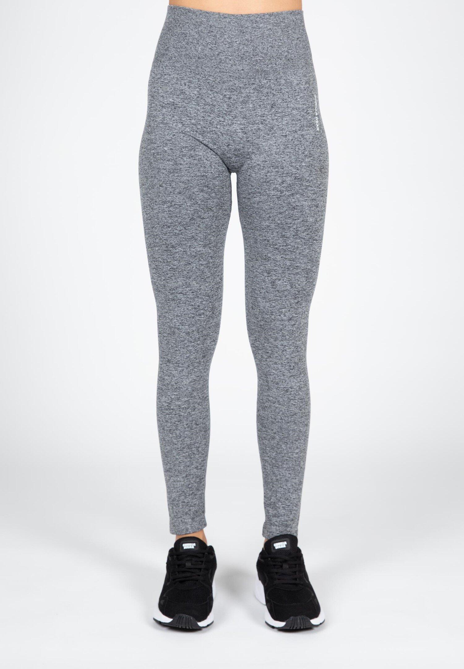 Quincy Sem costura Legging - Cinzento Melange 2/6