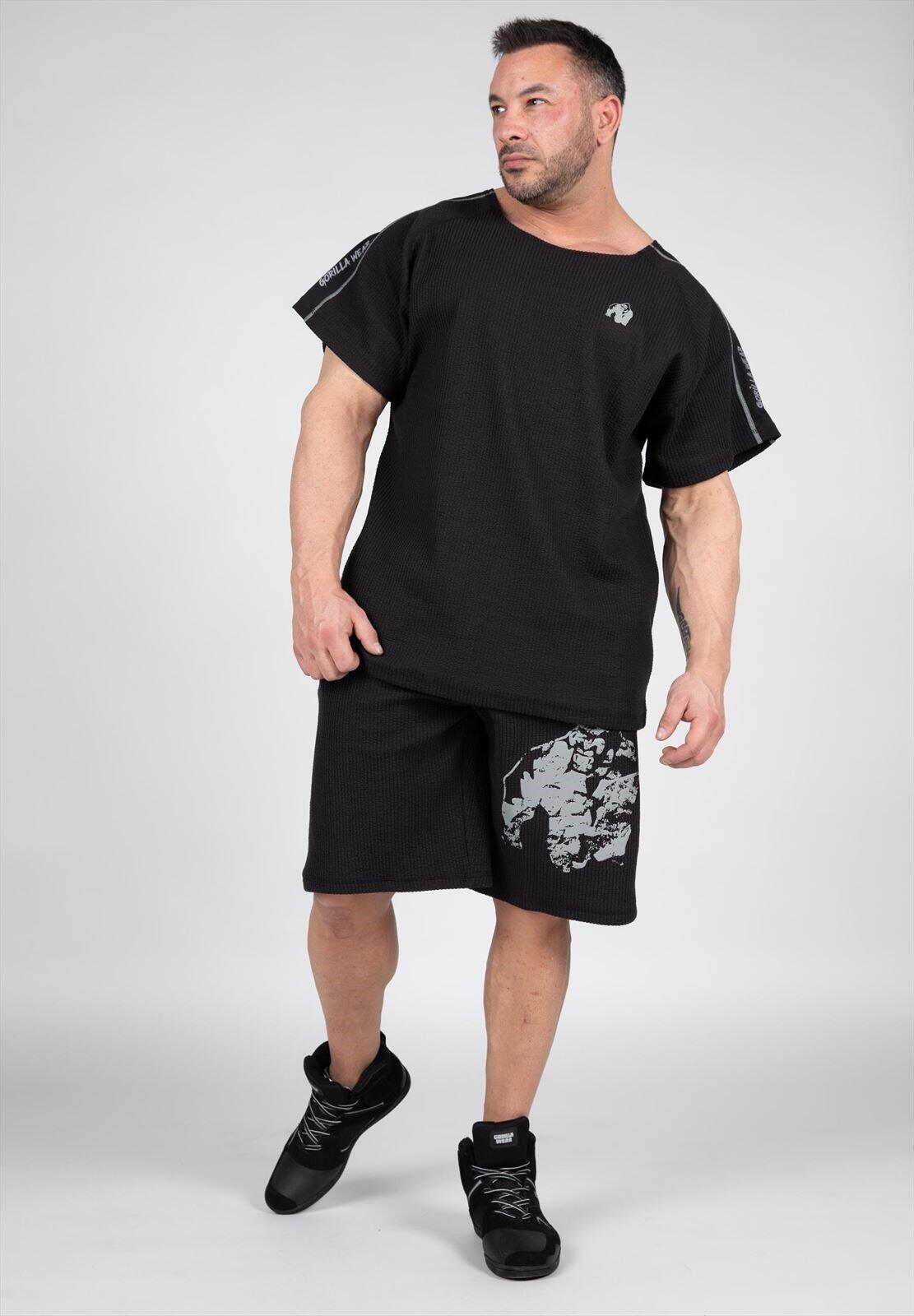 Buffalo Entrenamiento Vieja escuela Pantalones cortos - Negro/gris 5/6