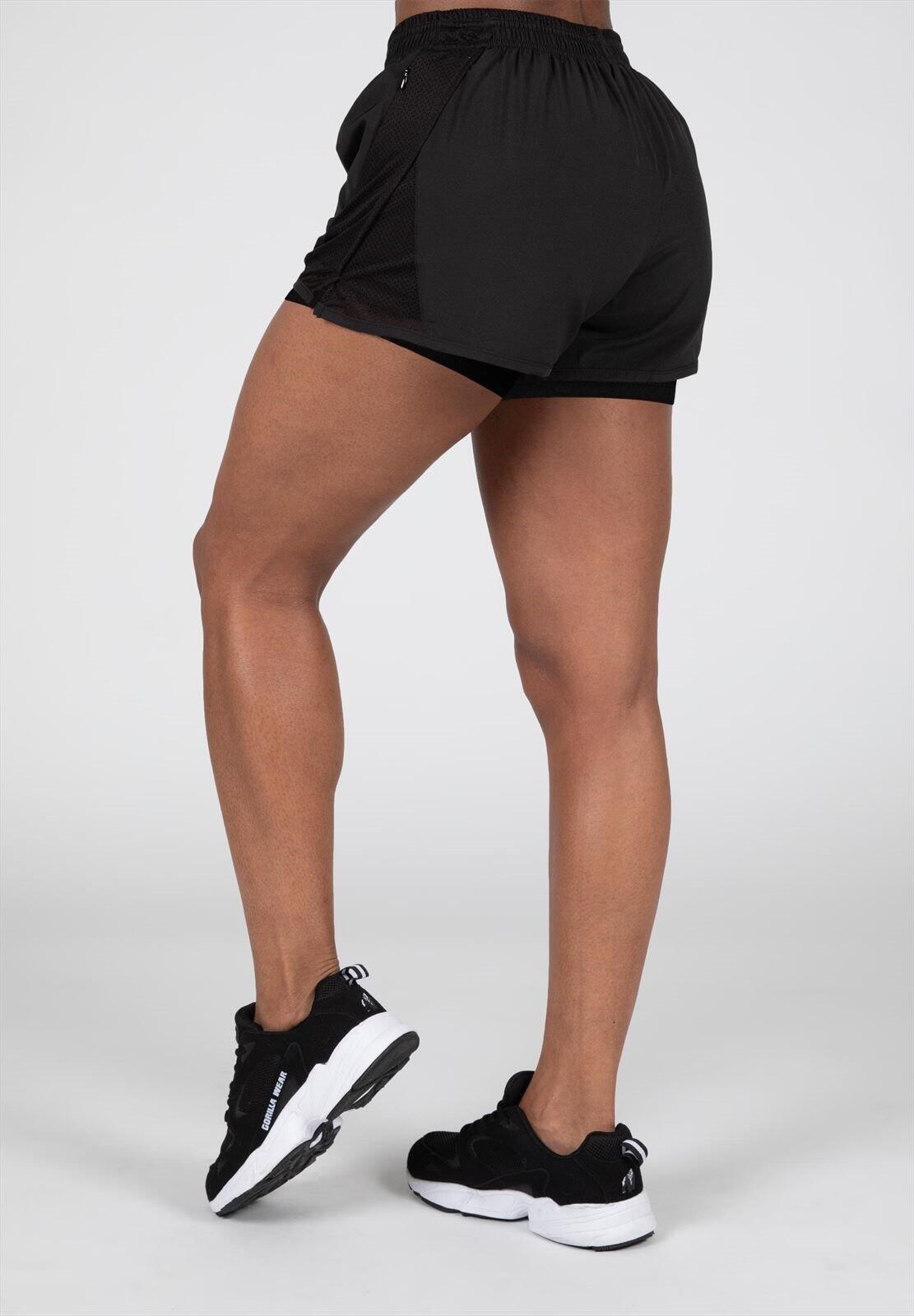 Portland 2-In-1 Pantaloncini - Nero 3/6