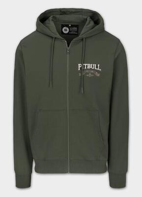 Pitbull troublemaker sweatshirt met capuchon en rits voor heren