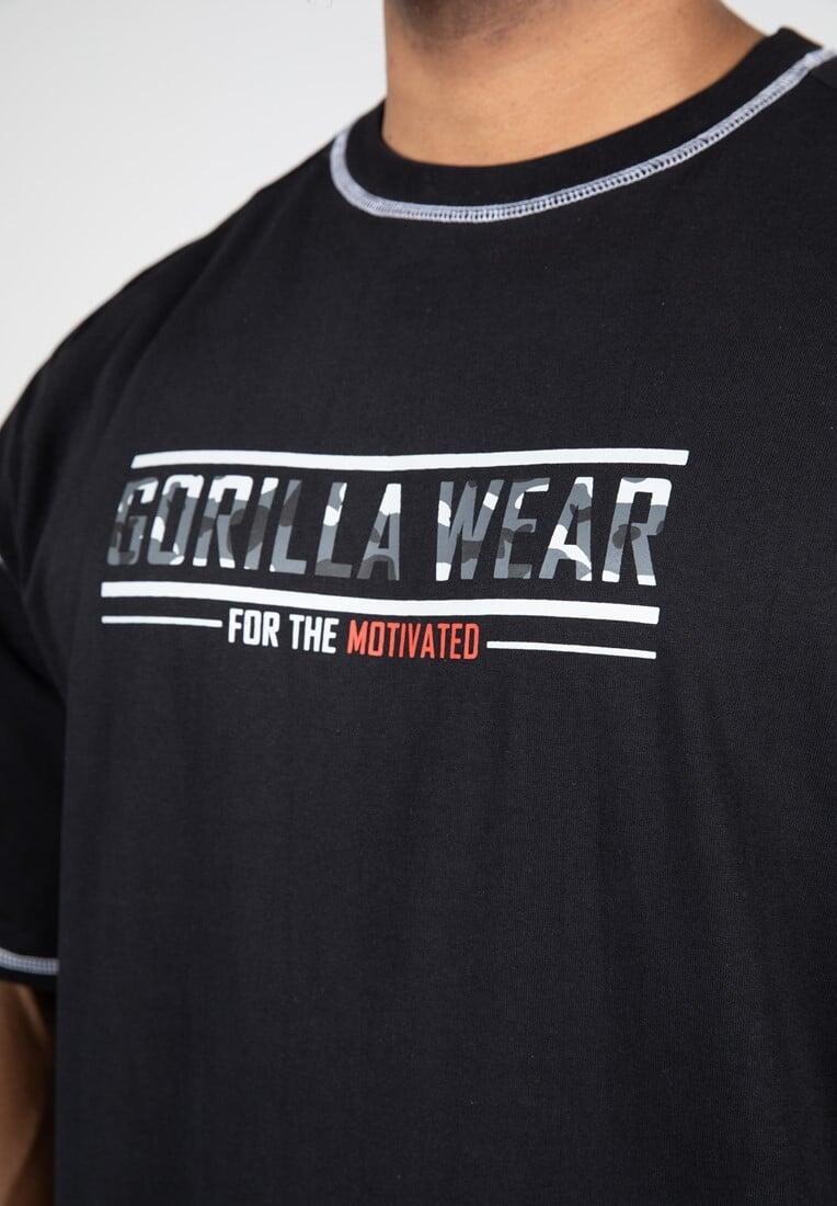 Saginaw De gran tamaño Camiseta - Negro 3/6